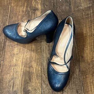 Chic Midnight Blue Women's Heels